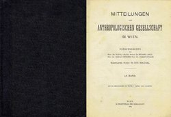 Mitteilungen der anthropologischen Gesellschaft in Wien LII/1922
