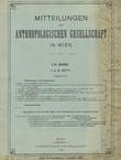 Mitteilungen der anthropologischen Gesellschaft in Wien LVI/I-II/1926