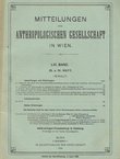 Mitteilungen der anthropologischen Gesellschaft in Wien LVI/III-IV/1926
