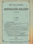 Mitteilungen der anthropologischen Gesellschaft in Wien LVI/V-VI/1926