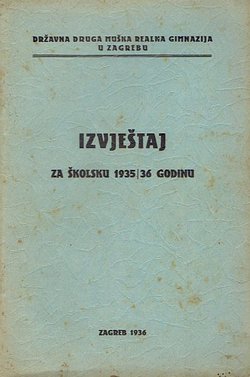 Izvještaj za školsku 1935/36 godinu