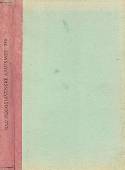 Rad JAZU. Knjiga 255. Razreda historičko-filologičkoga i filozofičko-juridičkog 114/1936