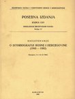 Savjetovanje o istoriografiji Bosne i Hercegovine (1945-1982)
