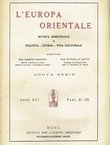 L'Europa orientale XVI/XI-XII/1936