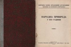 Narodna privreda 1931.-1932.