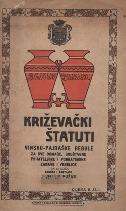 Križevački Štatuti. Vinsko-pajdaške regule