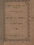 Letteratura popolare dei Croati-Serbi