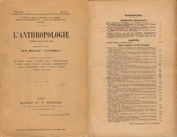 L'anthropologie XL/1-2/1930