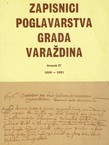 Zapisnici poglavarstva grada Varaždina IV. 1606-1621