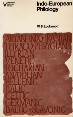 Indo-European Philology (Historical and Comparative)