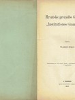 Hrvatske preradbe Grigelyevih "Institutiones Grammaticae"