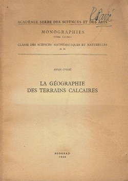 La geographie des terrains calcaires