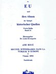 Recueil d'itineraires dans la Turquie d'Europe I. (réimpression de 1854)
