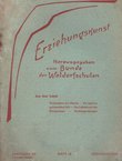 Erziehungskunst. Herausgegeben vom Bunde der Waldorfschulen