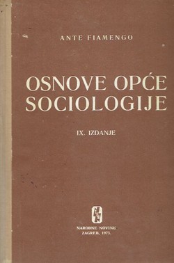 Osnove opće sociologije (9.izd.)