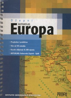 Džepni autoatlas Europa