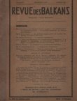 Revue des Balkans X/XII/1928