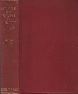 The Struggle for Power in Europe 1917-1921