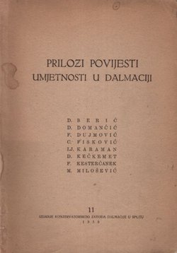Prilozi povijesti umjetnosti u Dalmaciji 11/1959