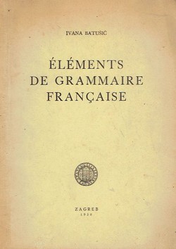 Elements de grammaire francaise