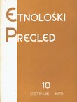 Etnološki pregled 10/1972