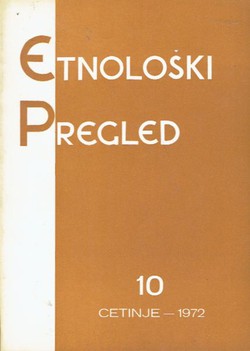 Etnološki pregled 10/1972