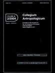 Collegium Antropologicum 28/2/2004
