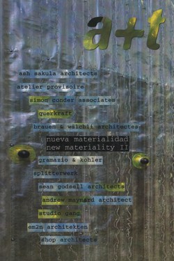 Nueva materialidad / New materiality II (a+t 24/2004)
