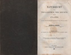 Naturrecht oder Philosophie des Rechts und des Staates I.