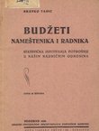 Budžeti nameštenika i radnika. Statistička ispitivanja potrošnje u našim nadničkim odnosima