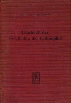Lehrbuch der Geschichte der Philosophie (14.Aufl.)