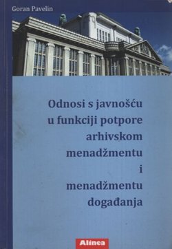 Odnosi s javnošću u funkciji potpore arhivskom menadžmentu i menadžmentu događanja