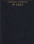 Mare nostrum. Jadranski godišnjak 2003