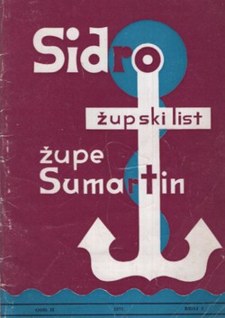 Sidro. Župski list župe Sumartin II/2/1977