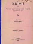 U Rim. Uspomene na putovanje zagrebačkih učiteljskih pripravnika u Rim