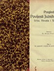 Pregled povijesti Južnih Slavena Srba, Hrvata i Slovenaca I. Od najstarijih vremena do početka XVI. stoljeća