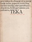 Teka (tekstovi/kritika) 1/1972