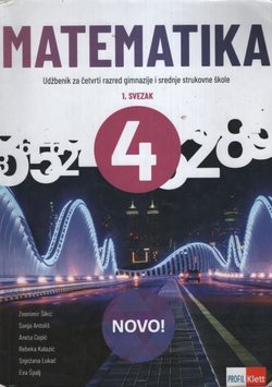 Matematika 4. 1. svezak