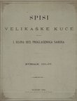 Spisi velikaške kuće na dan 1. rujna 1872. proglašenoga sabora III-IV