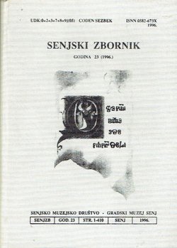 Senjski zbornik 23/1996