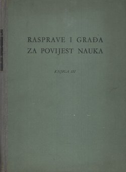 Rasprave i građa za povijest nauka III.