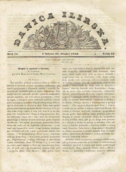 Danica ilirska 13/VI/1840