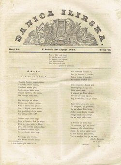 Danica ilirska 25/VI/1840