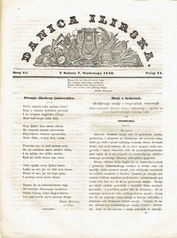 Danica ilirska 45/VI/1840