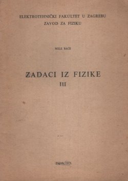 Zadaci iz fizike III.