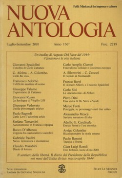 Nuova Antologia 587/2001