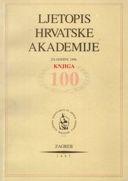 Ljetopis Hrvatske akademije 100/1996