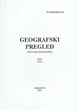 Transformacija brdsko-planinskih prostora Jugoslavije (Geografski pregled XXXV/1991)