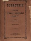 Dubrovnik. Zabavnik štedionice Dubrovačke