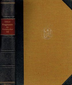 Die Fragmente der Vorsokratiker (5.Aufl.) III. Wortindex / Namen-und Stellenregister